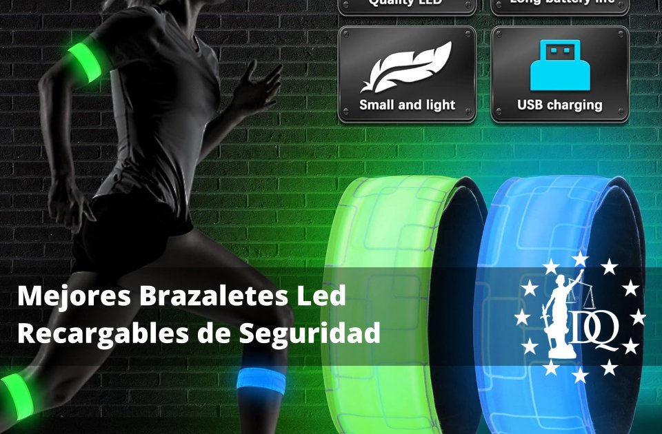 Mejores Brazaletes Led Recargables de Seguridad para Runners